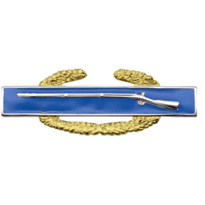 Army Badge: Master Combat Infantry Badge, Miniature, Mirror Finish