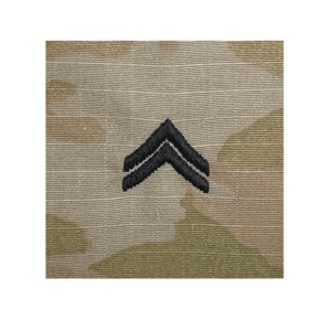 Patch, USA Rank, OCP Sew On, E4/CPL (2 Pack)