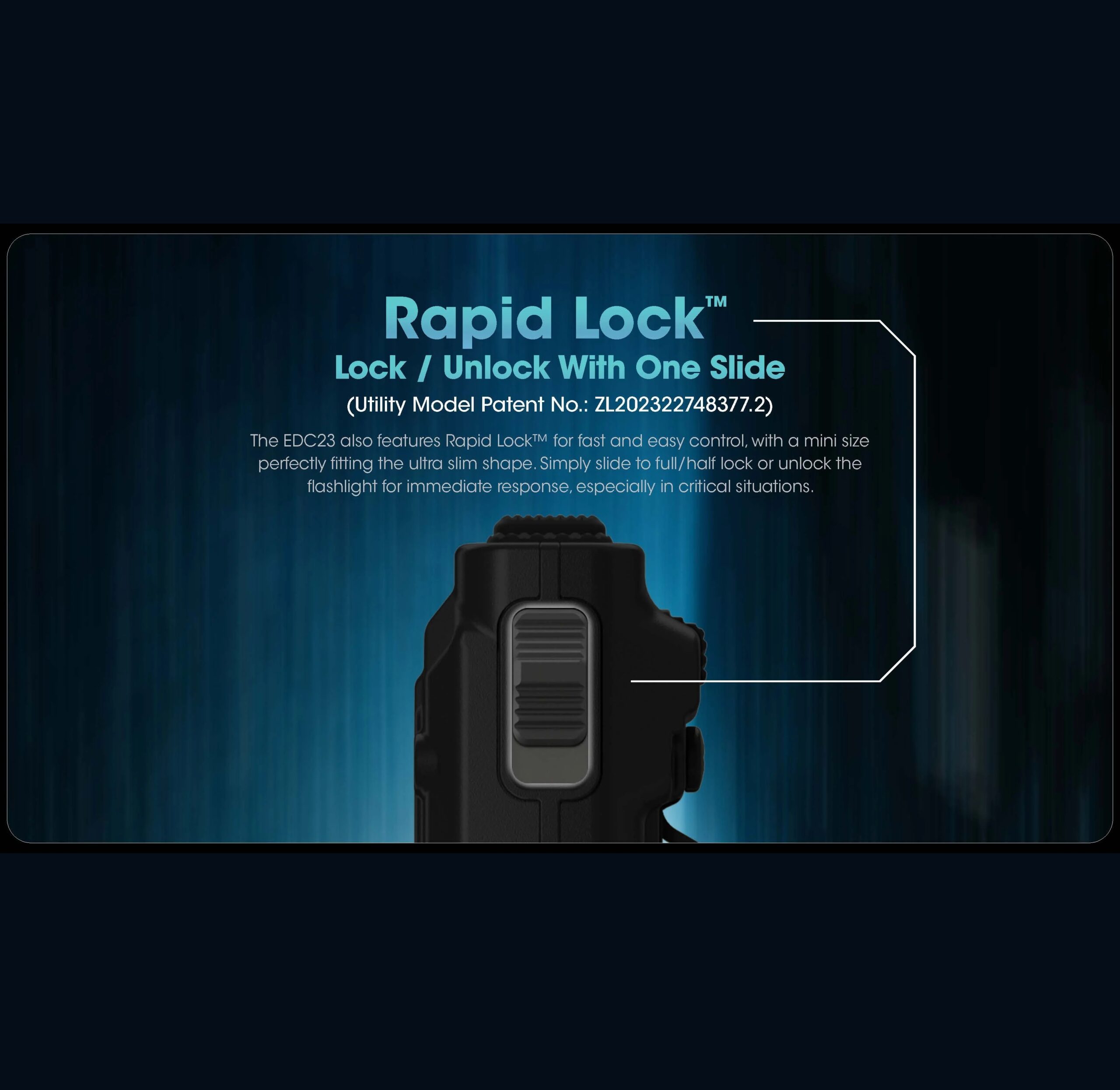 Flashlight, EDC23, 2500 Lmn 3 In 1 - USB-C Rechargeable Ultra-Slim - Image 3